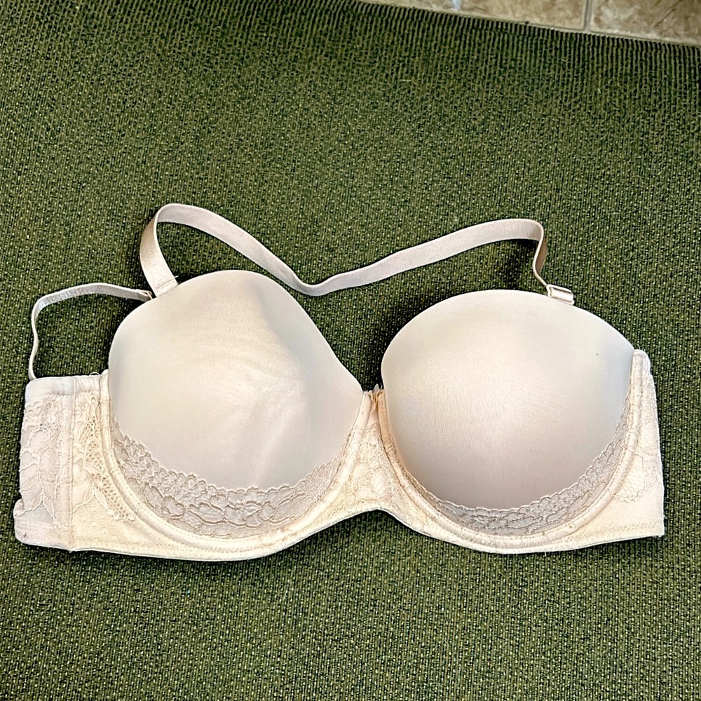 Torrid 42D push-up multiway strapless bra